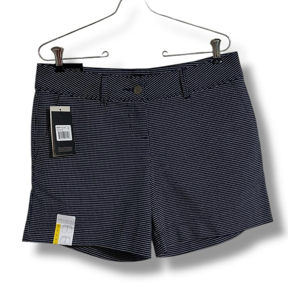 The Limited Navy and White Patterned Shorts